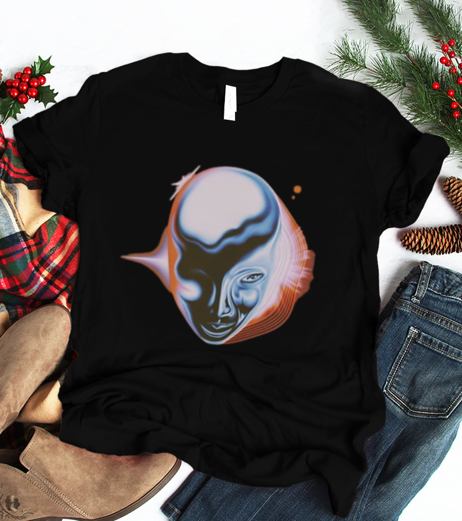 Take My Breath Futuristic Surreal Face T-Shirt