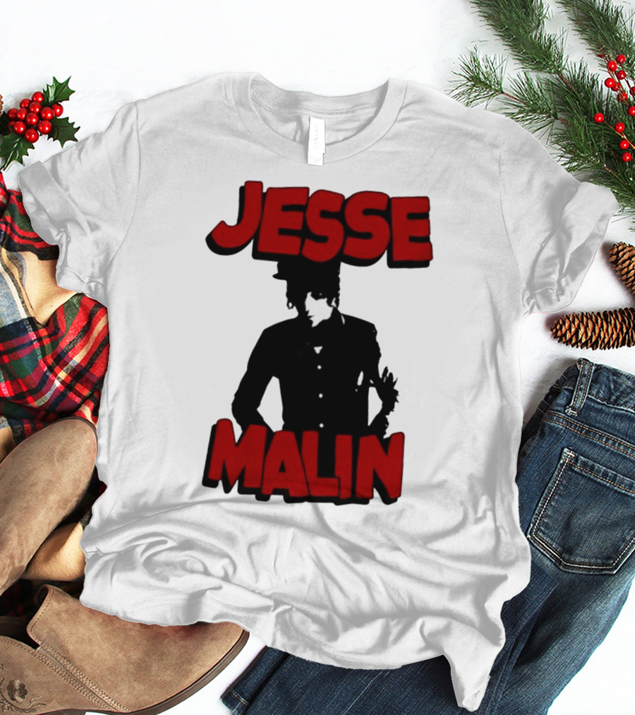 Jesse Malin Bold Red Text T-Shirt