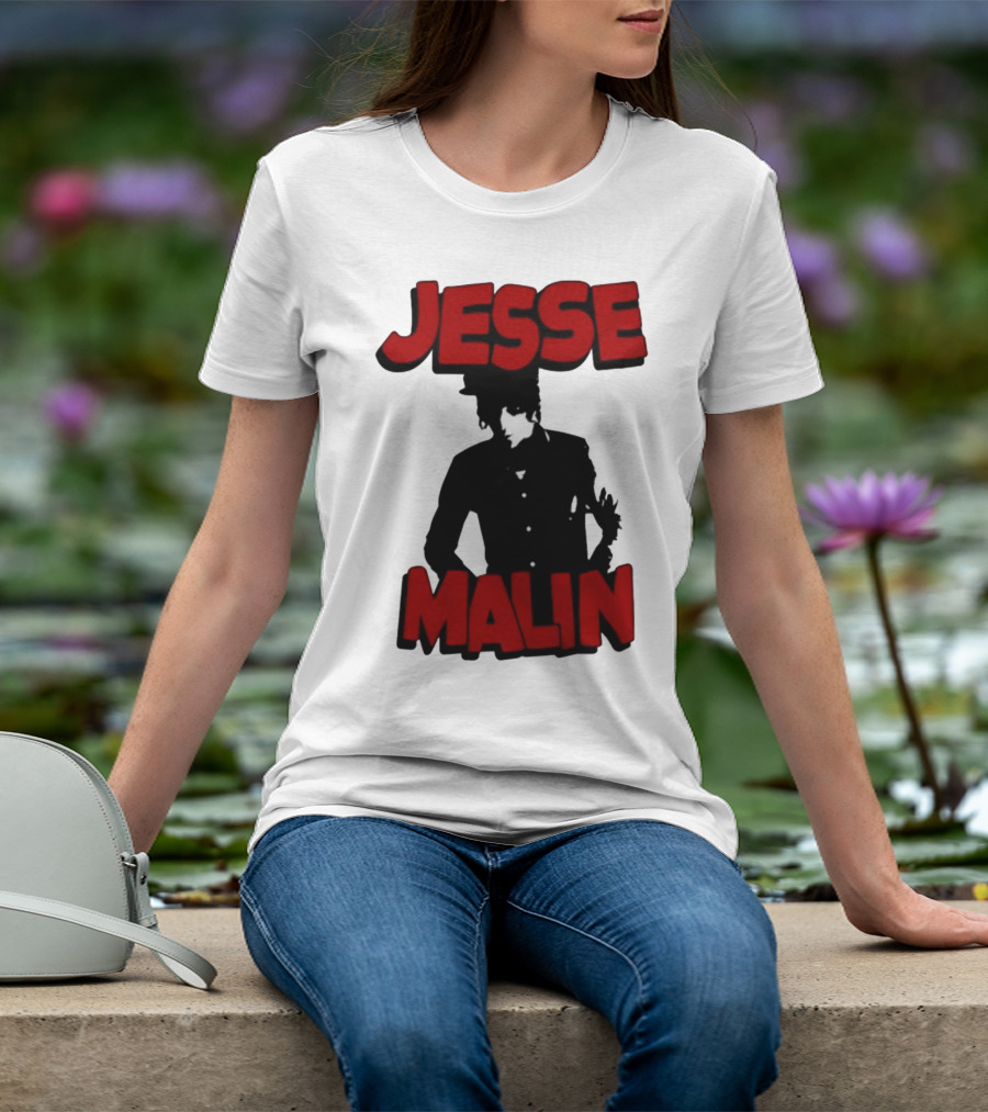 Jesse Malin Bold Red Text T-Shirt