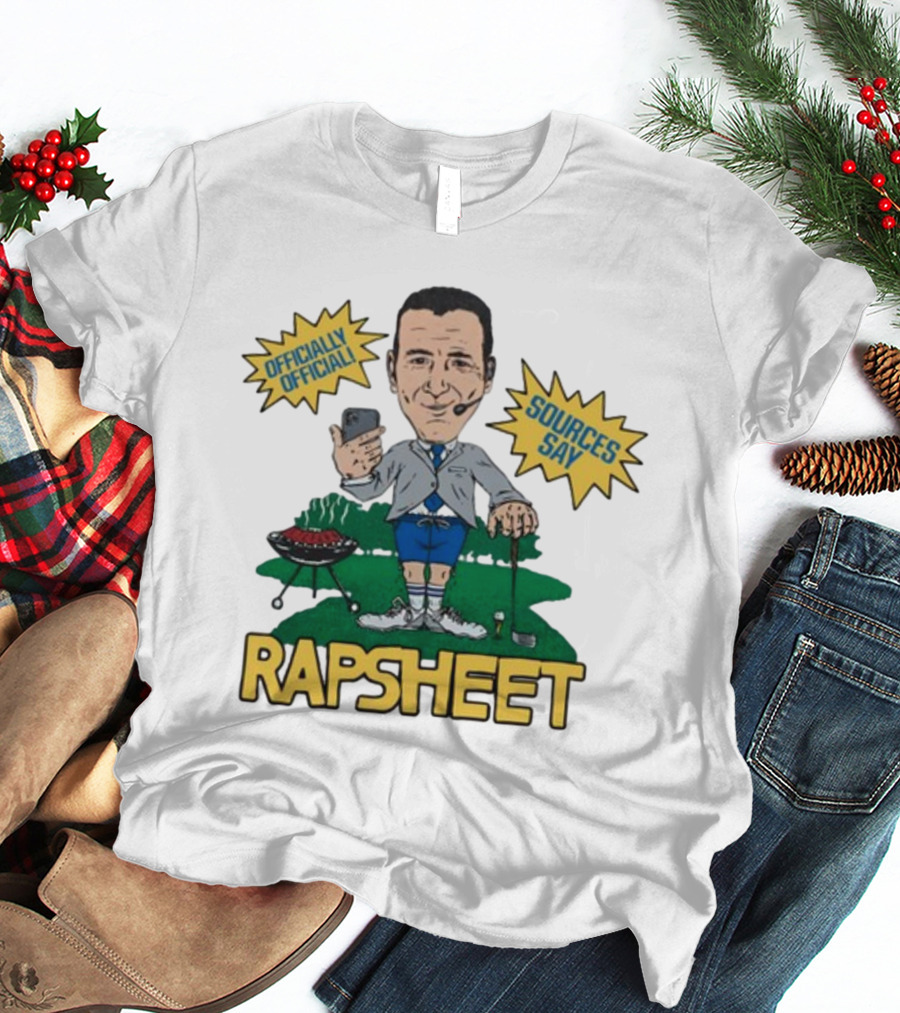 Homage Rapsheet Officially Official Sources Say T-Shirt