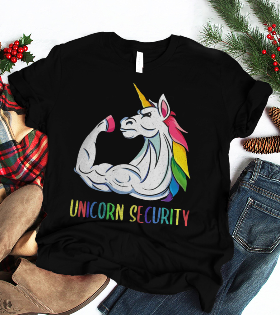 Unicorn Security Daddycorn Mens Cute Halloween Costume T-Shirt
