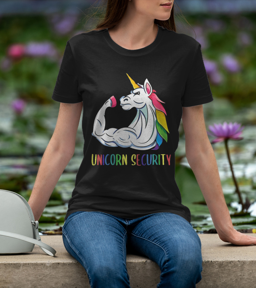 Unicorn Security Daddycorn Mens Cute Halloween Costume T-Shirt