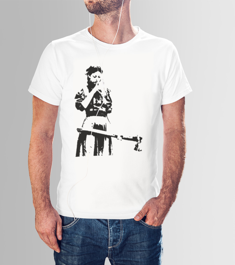 Mia Goth Pearl Film Character With Weapon T-Shirt