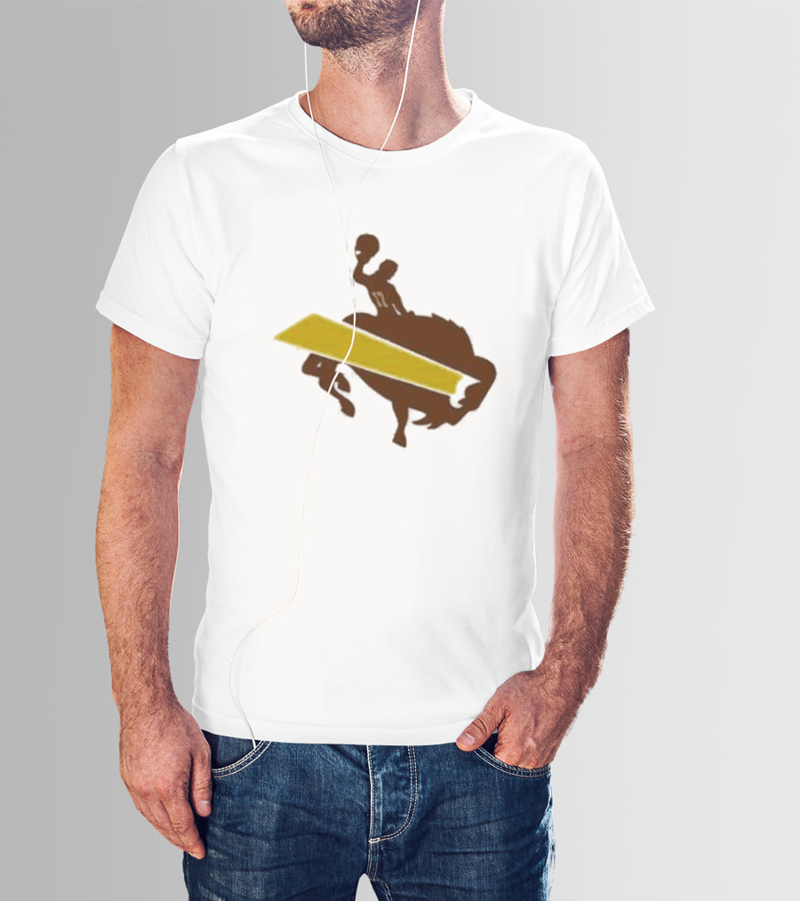 Josh Allen Buffalo Bills Wyoming Cowboys Football T-Shirt