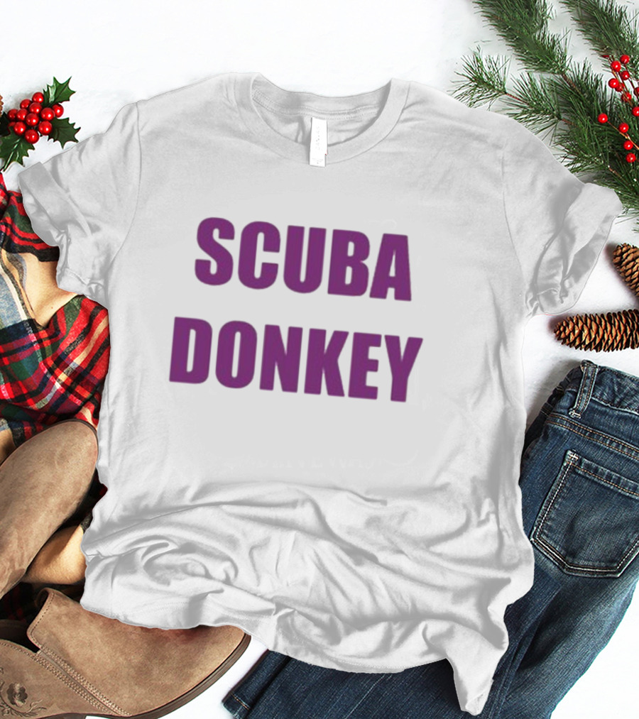ICarly Scuba Donkey Purple Text T-Shirt