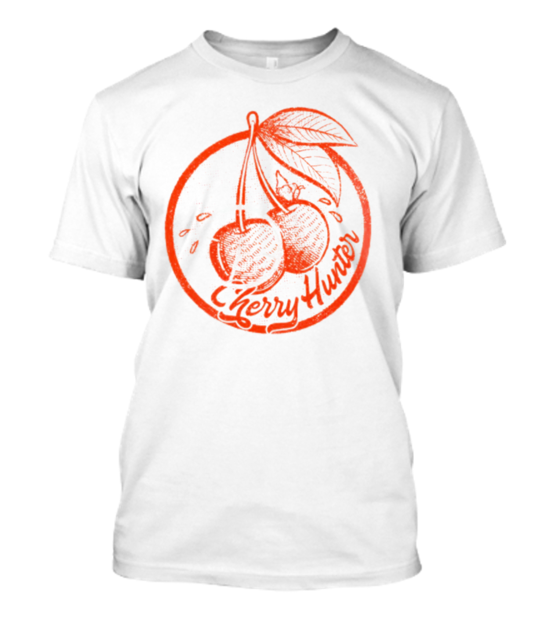 Cherry Hunter Vintage Retro Design Cherries T-Shirt