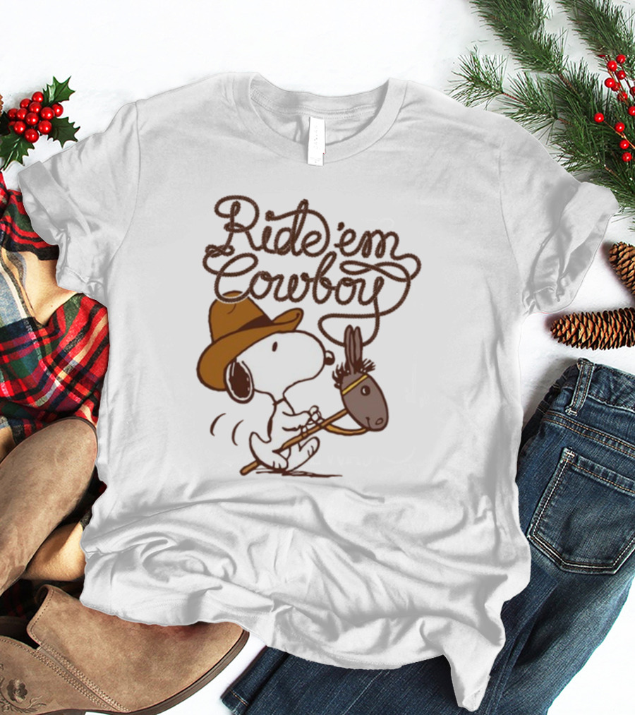 Ride Em Cowboy Snoopy T-Shirt