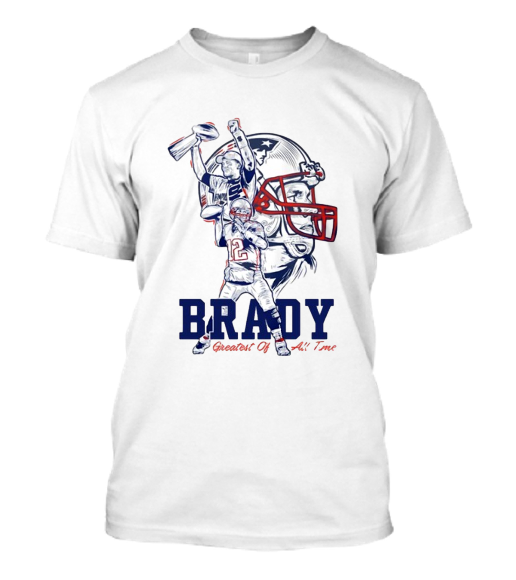 BRADY Greatest Of All Time Patriots T-Shirt