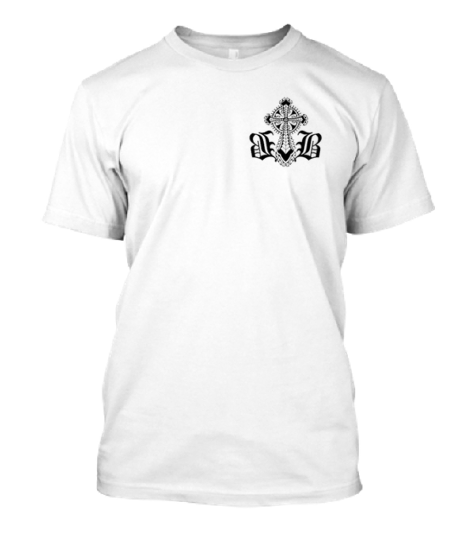 Kendrick Bourne BB Tribal Cross Gothic T-Shirt