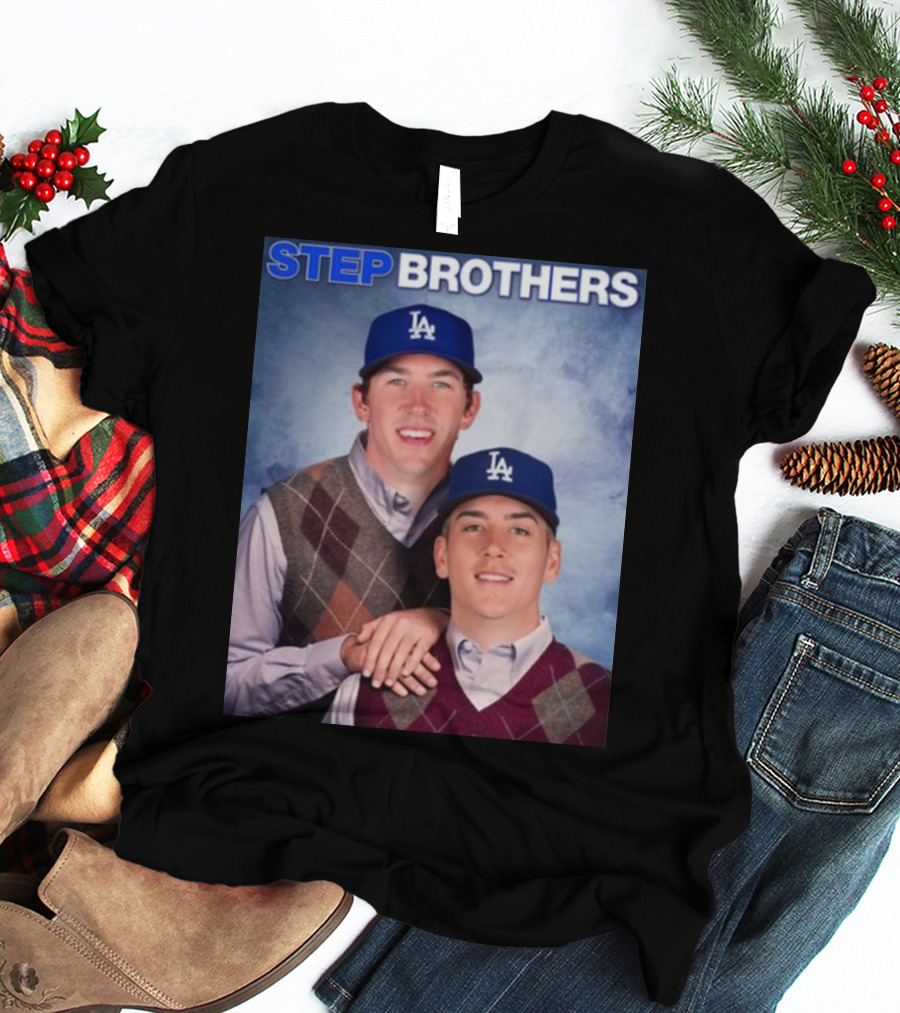 Bobby Miller Walker Buehler LA Step Brothers T-Shirt