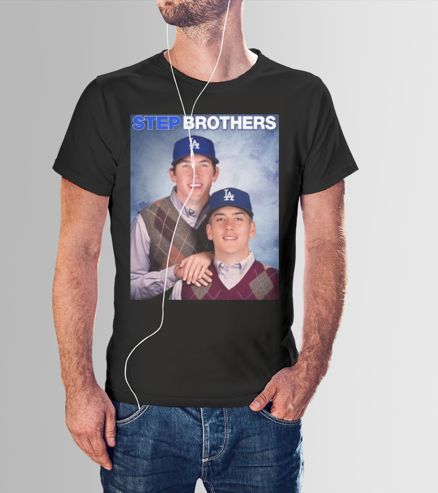 Bobby Miller Walker Buehler LA Step Brothers T-Shirt