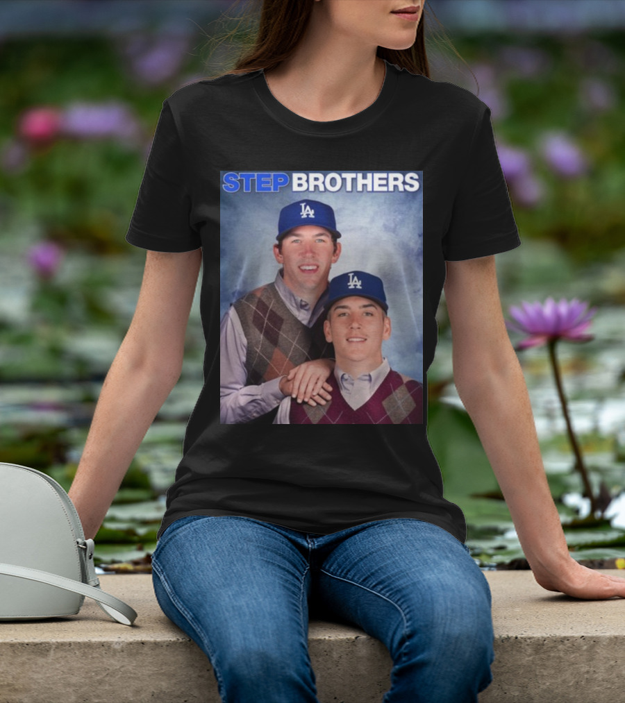 Bobby Miller Walker Buehler LA Step Brothers T-Shirt