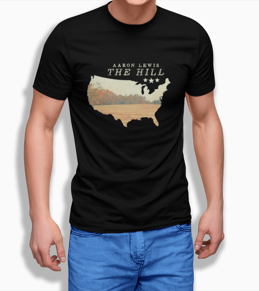 Aaron Lewis The Hill USA Landscape Stars T-Shirt