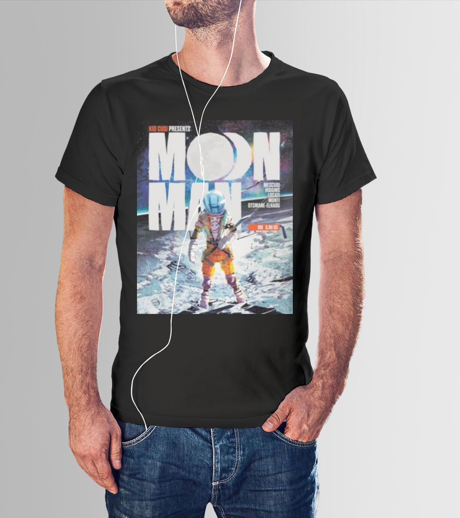Kid Cudi Presents Moon Man Mescudi Riggins Dot Da Genius Monti Otsmane-Elhaou T-Shirt