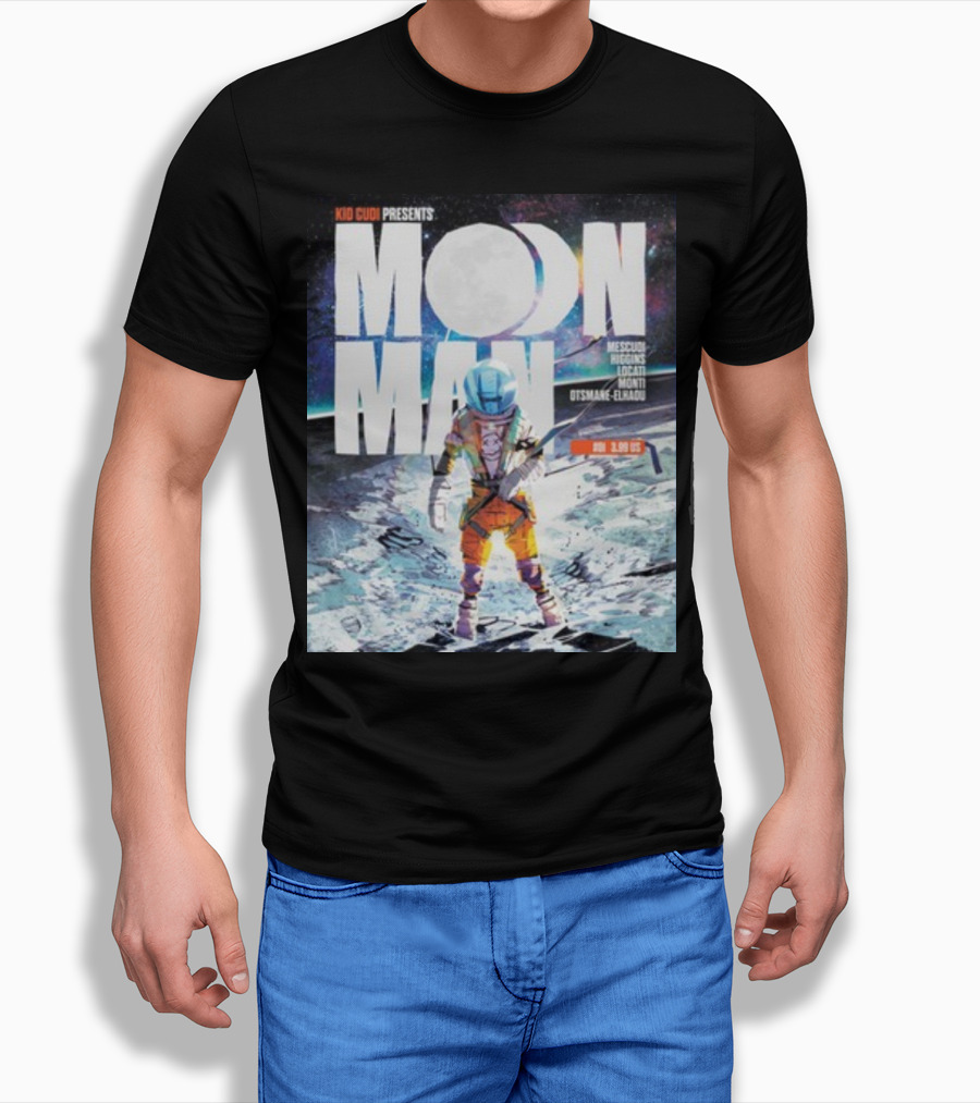 Kid Cudi Presents Moon Man Mescudi Riggins Dot Da Genius Monti Otsmane-Elhaou T-Shirt