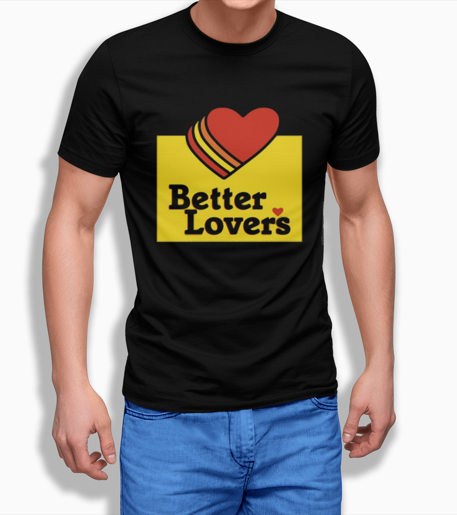 Better Lovers Heart Icon Valentines Day T-Shirt