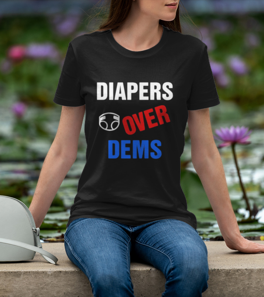 DIAPERS Icon OVER DEMS Political T-Shirt