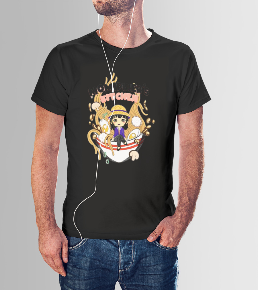 Momiplier's Kitchen Cute Anime Ramen Bowl T-Shirt