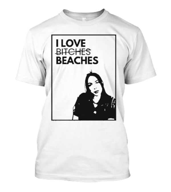 Charlotte I Love Beaches Image T-Shirt