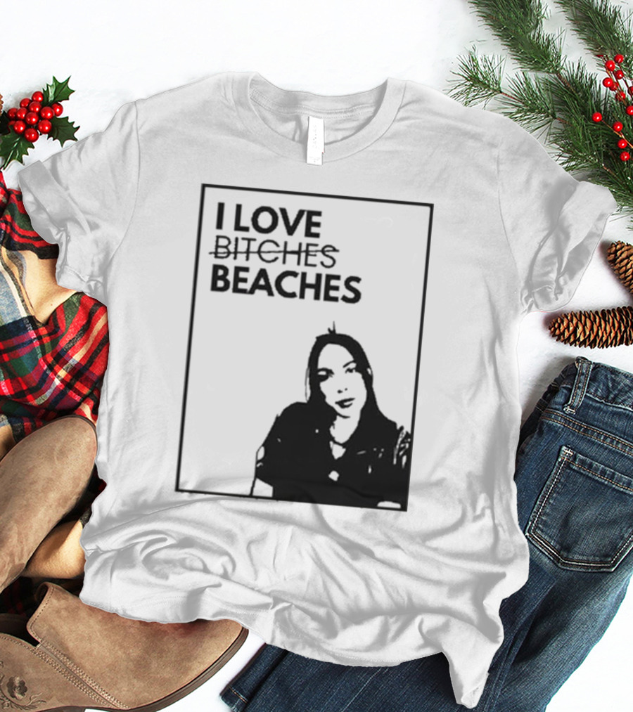 Charlotte I Love Beaches Image T-Shirt