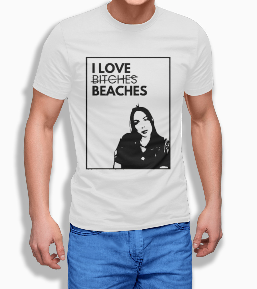 Charlotte I Love Beaches Image T-Shirt
