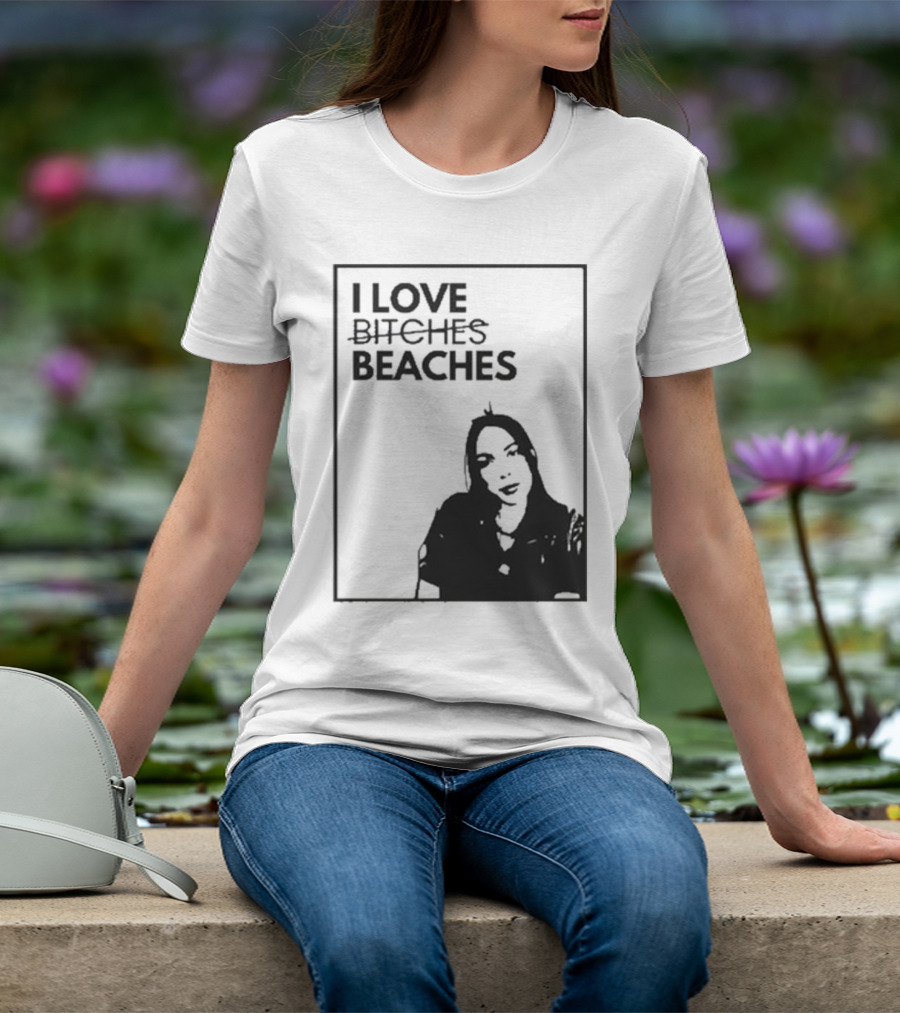 Charlotte I Love Beaches Image T-Shirt