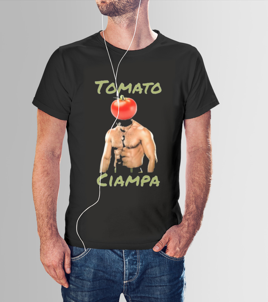 Tomato Ciampa Man Head Bodybuilder T-Shirt