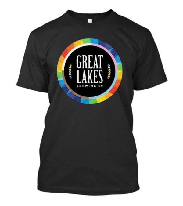 Great Lakes Brewing Co Rainbow Pride Circle T-Shirt