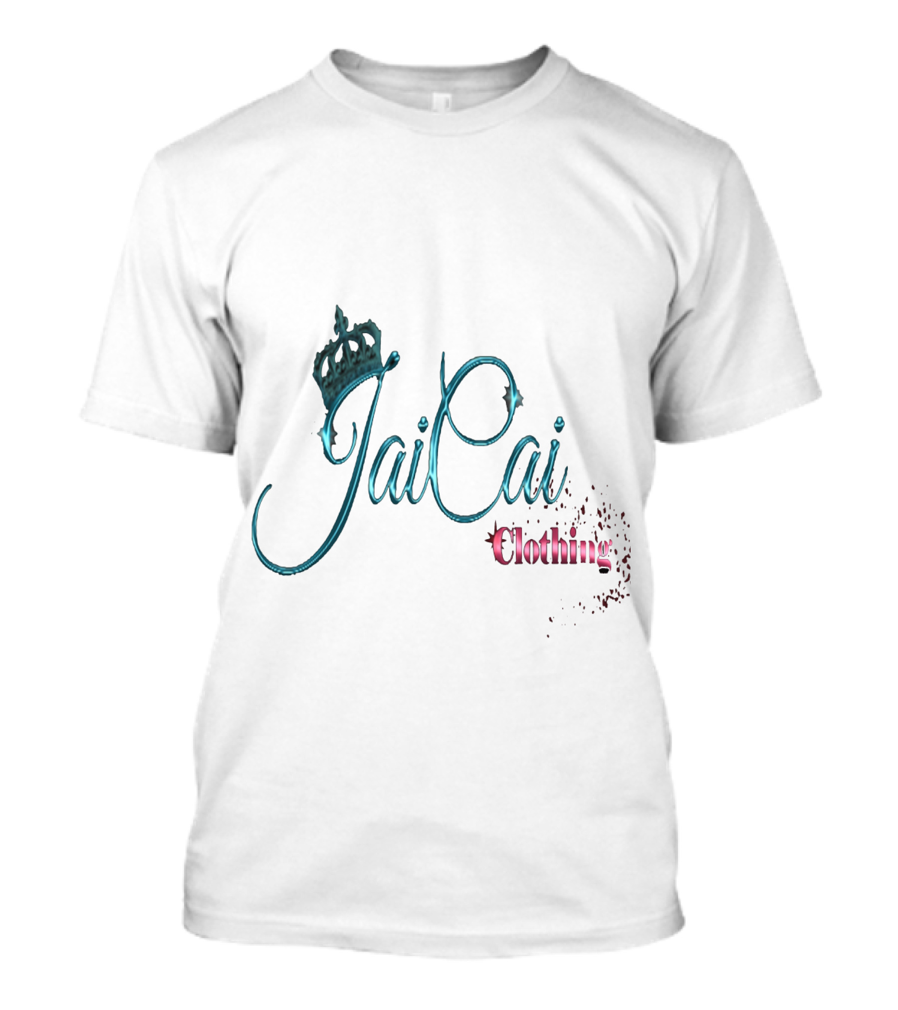 JaiCai Clothing Limited Crown Logo Script T-Shirt