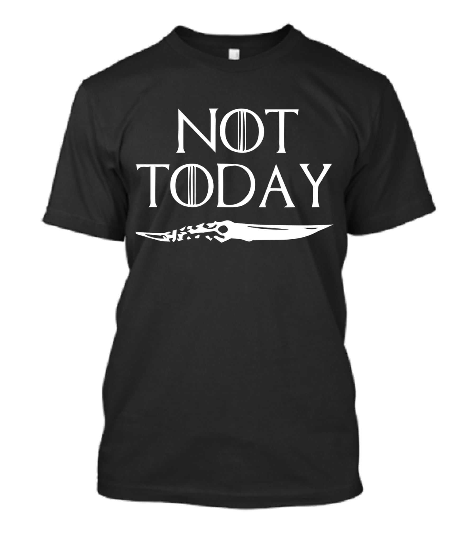 Not Today Game Of Thrones Sword Iconic T-Shirt