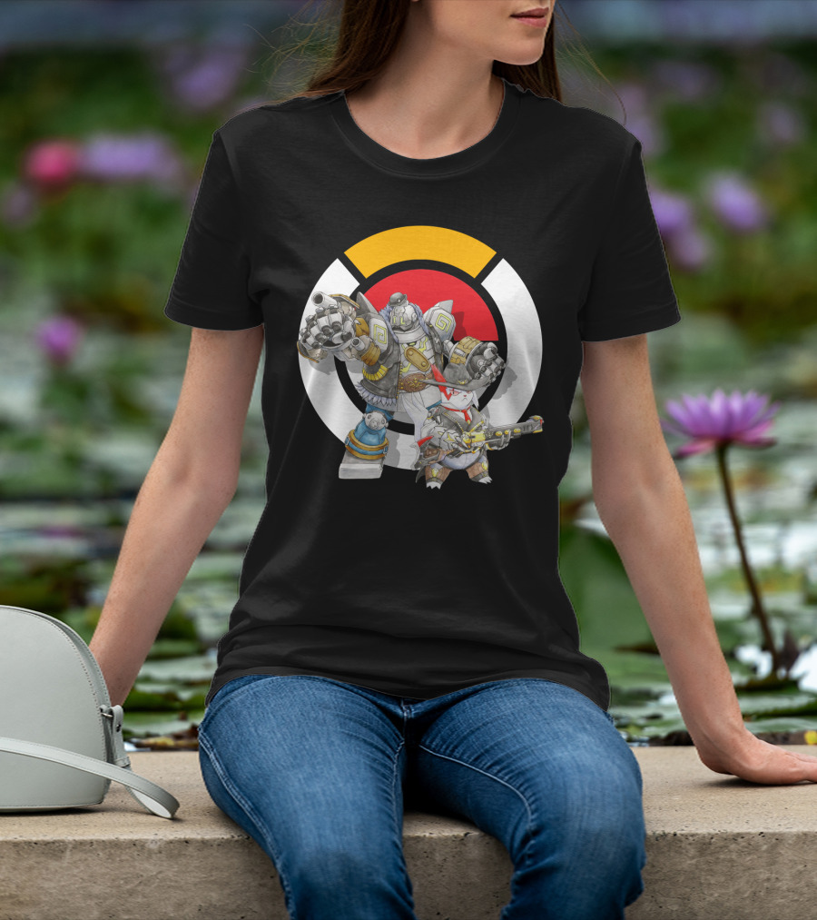 POKEMON X OVERWATCH ZANGOOSE TORBJORN MECHA T-Shirt