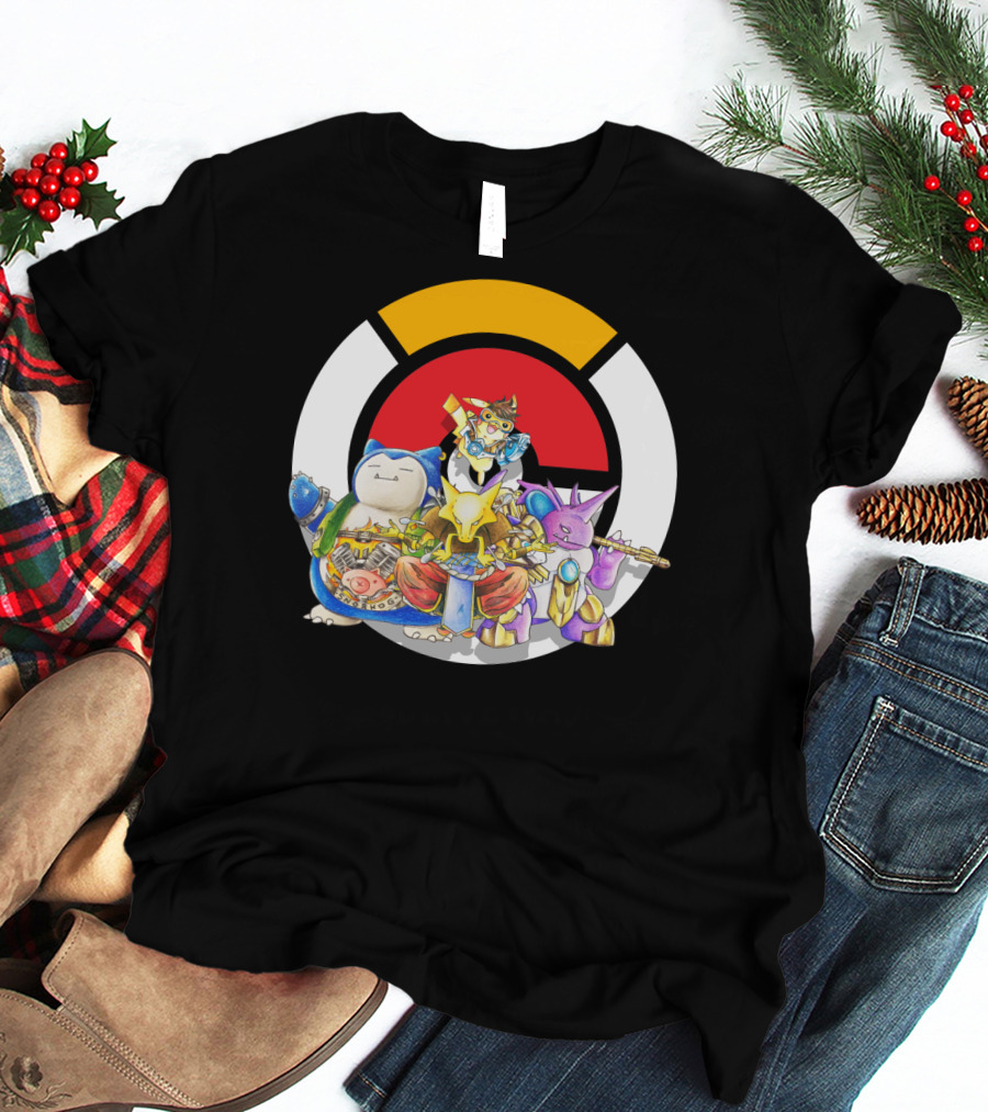 POKEMON X OVER Super Sentai Mashup T-Shirt