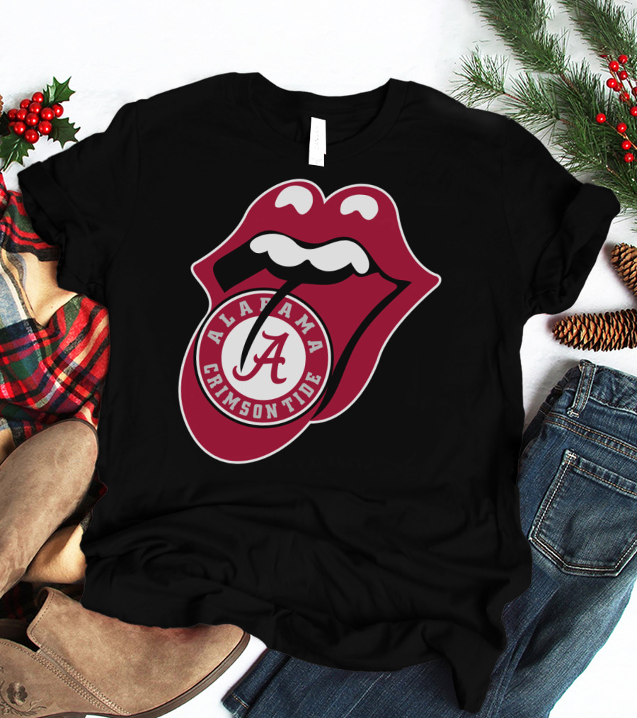 Alabama Crimson Tide Rt Edition Iconic Tongue T-Shirt