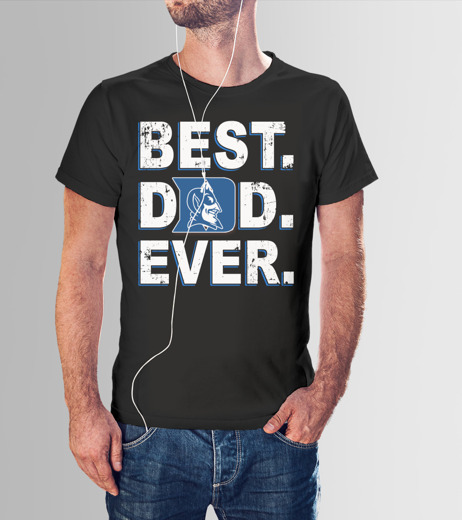 Best Dad Ever Blue Devil Duke T-Shirt