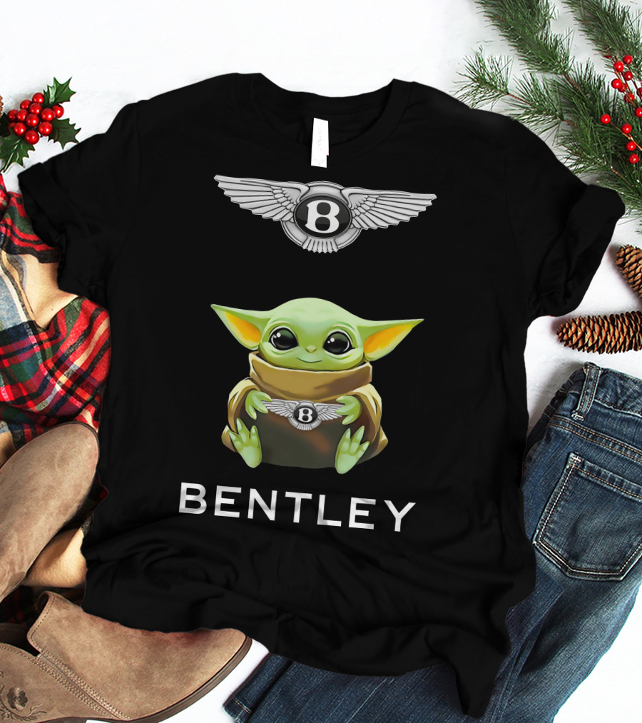 Bentley Baby Yoda Hug T-Shirt