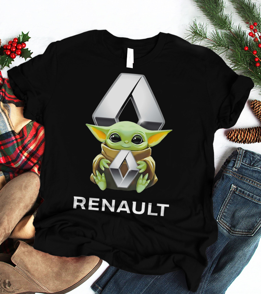 Grogu Holding Renault T-Shirt