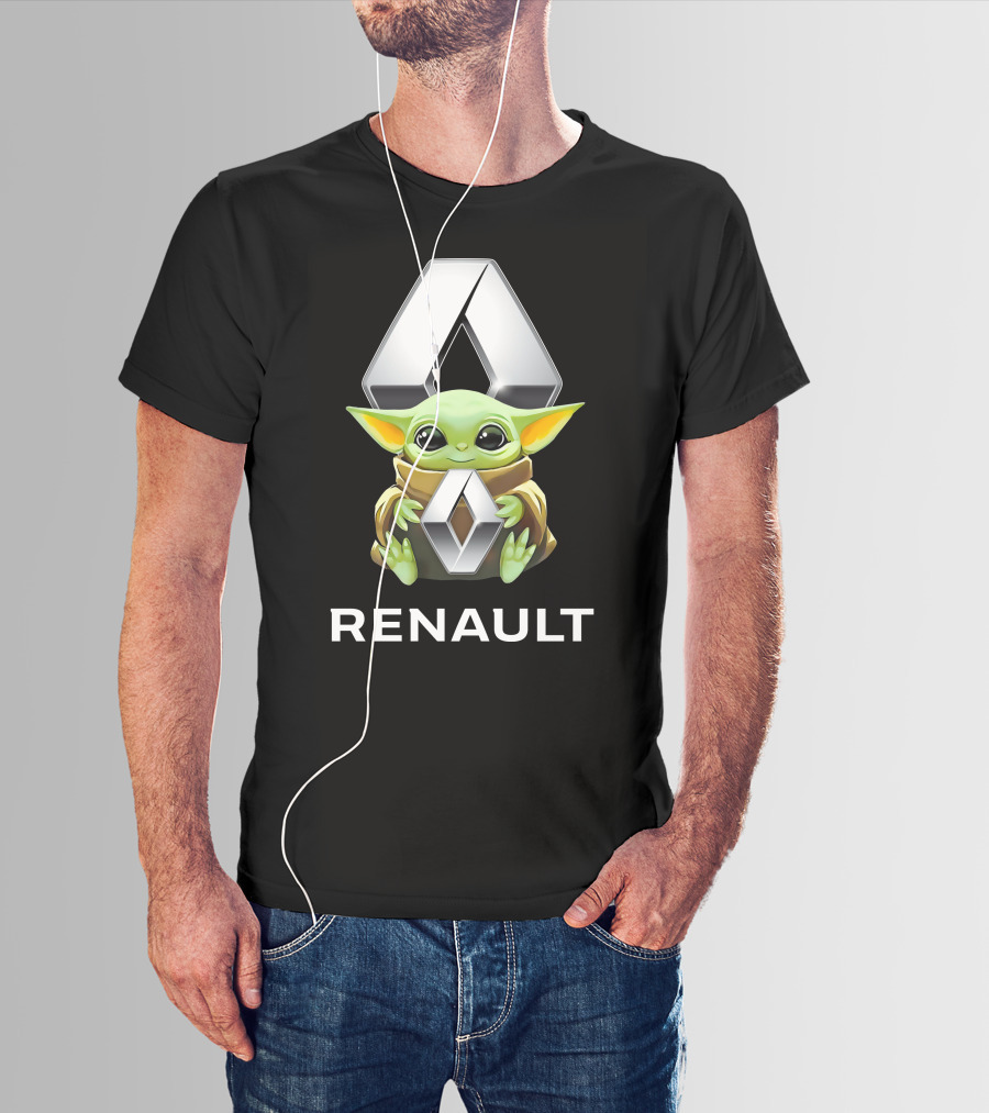 Grogu Holding Renault T-Shirt