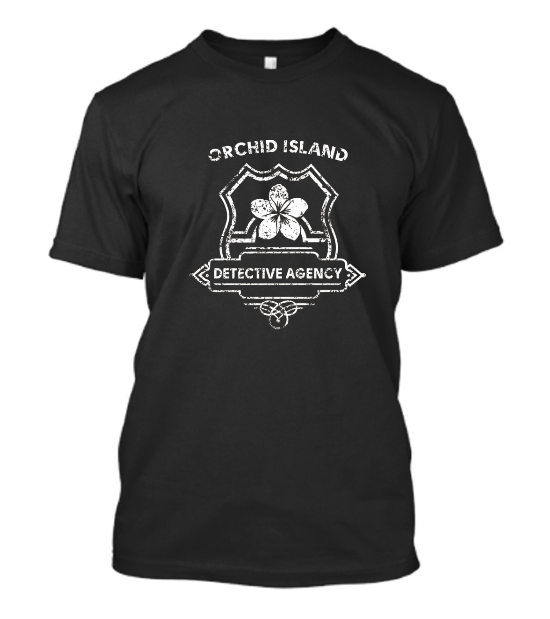 June's Journey Orchid Island Detective Agency Emblem T-Shirt