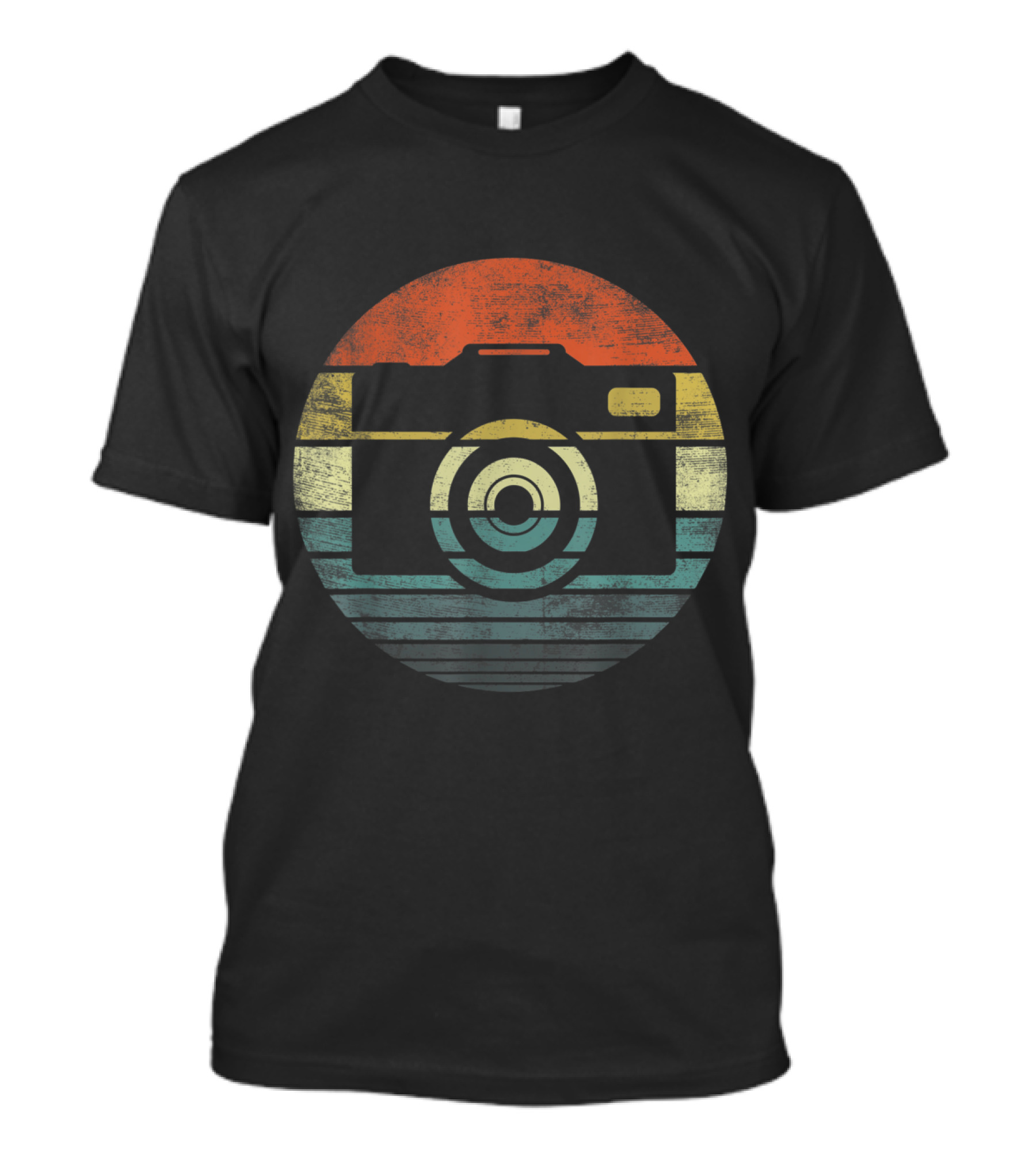 Photographer Vintage Sunset Camera Retro Photography T-Shirt