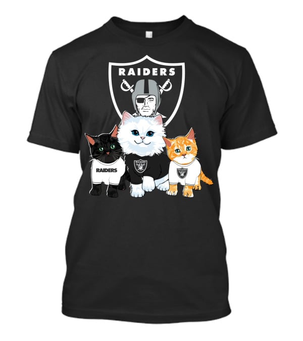 Raiders Cats Nfl Team T-Shirt