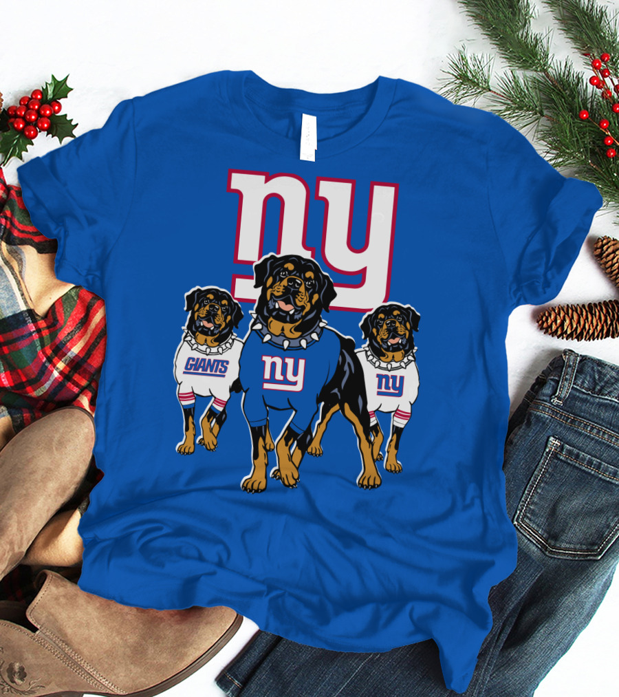 New York Giants Rottweiler T-Shirt