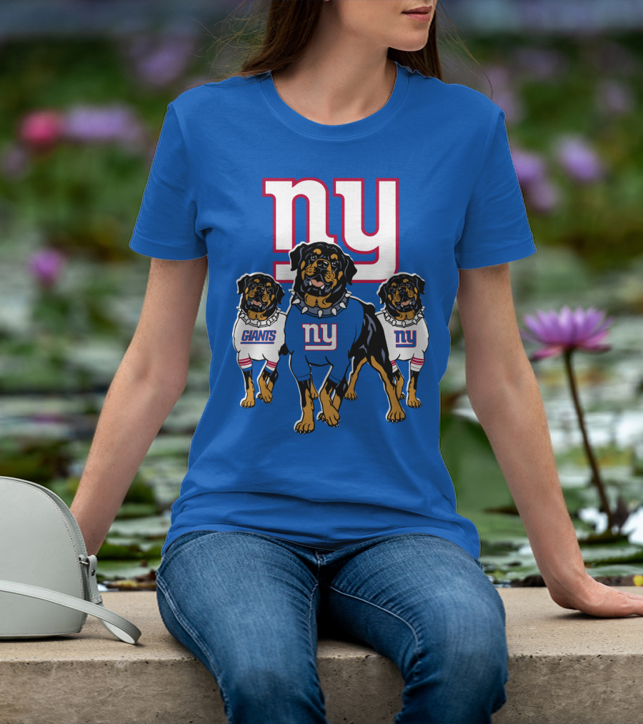 New York Giants Rottweiler T-Shirt