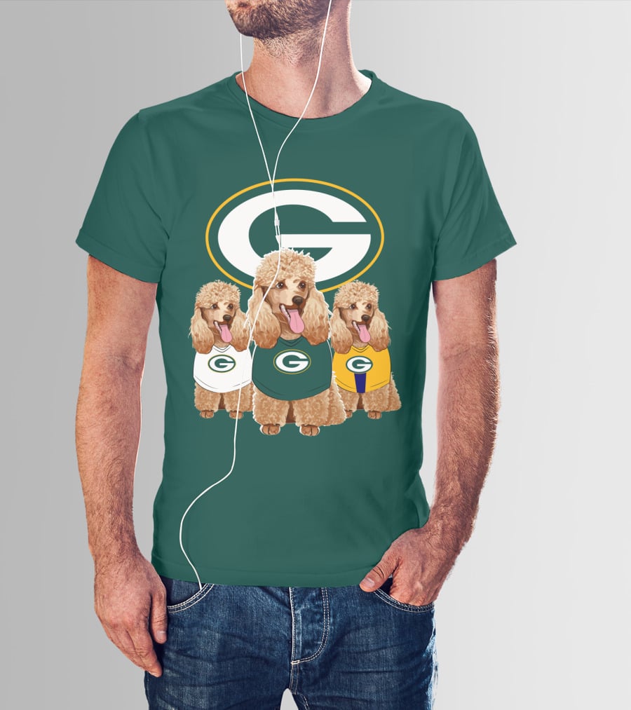 Packers Poodle Gang Football T-Shirt