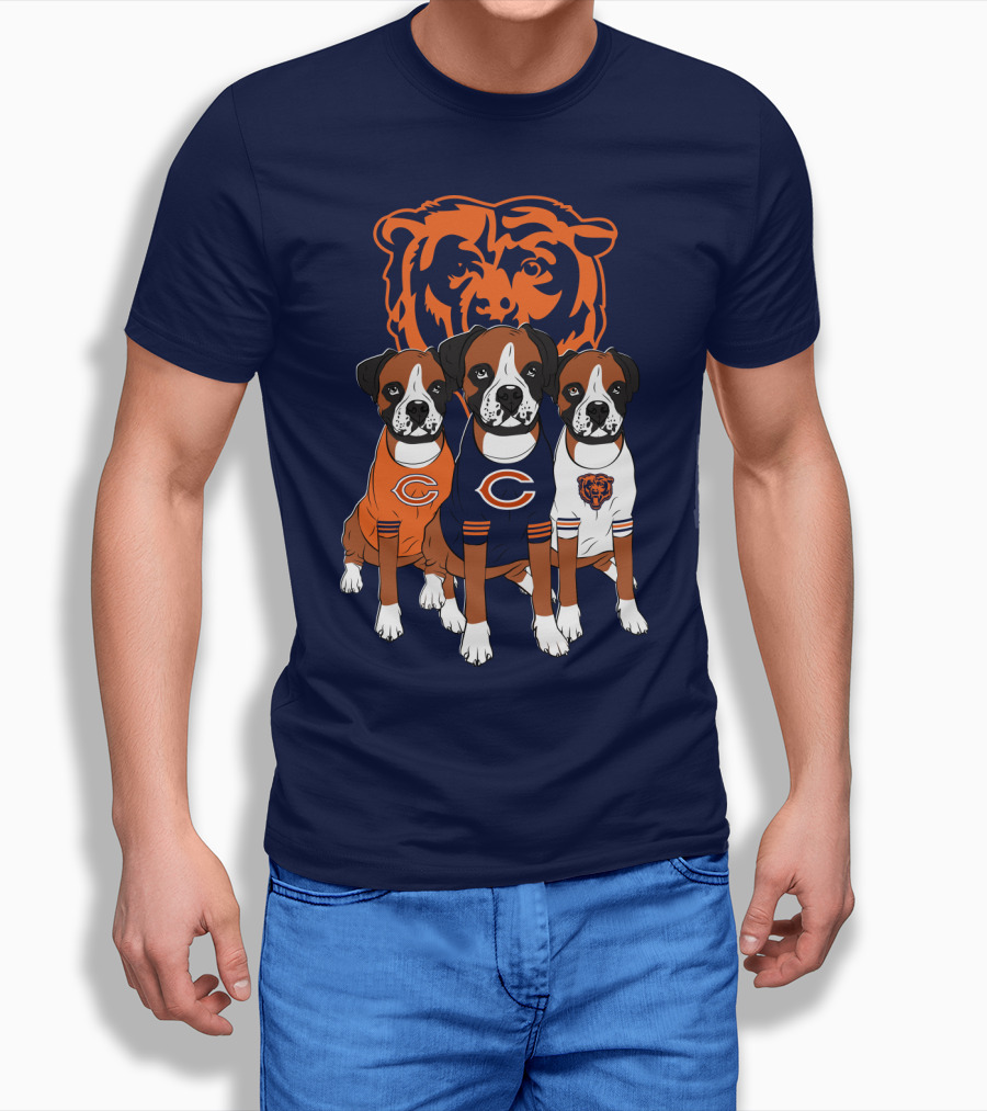 Chicago Bears Trio Boxer T-Shirt