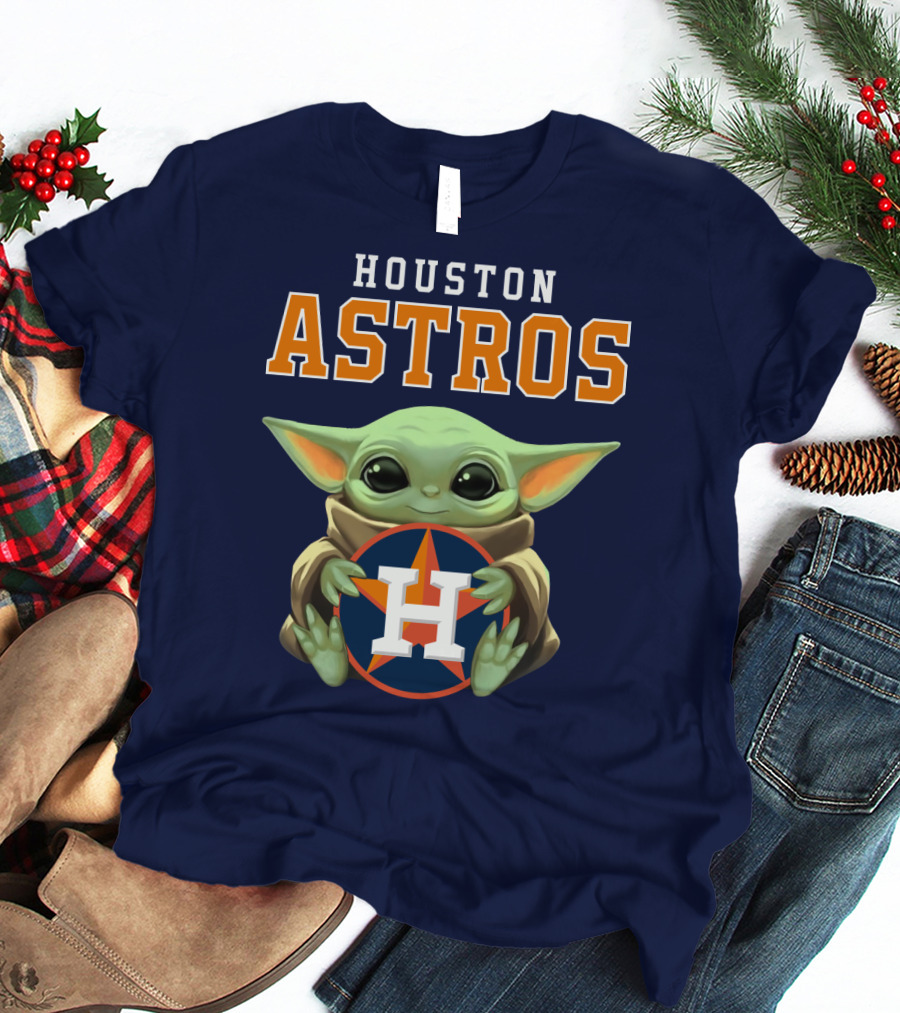 Houston Astros Baby Yoda T-Shirt