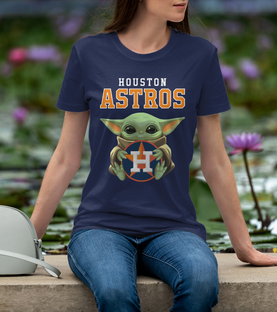 Houston Astros Baby Yoda T-Shirt