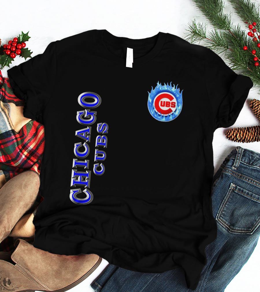 Chicago Cubs Cubs Flame T-Shirt