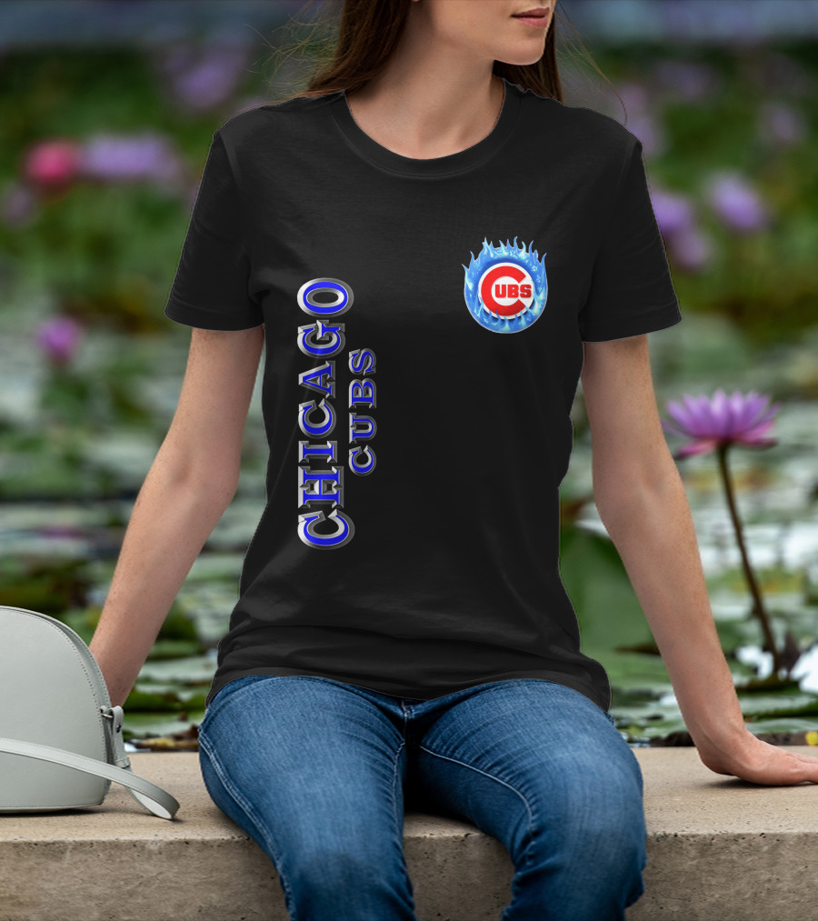 Chicago Cubs Cubs Flame T-Shirt