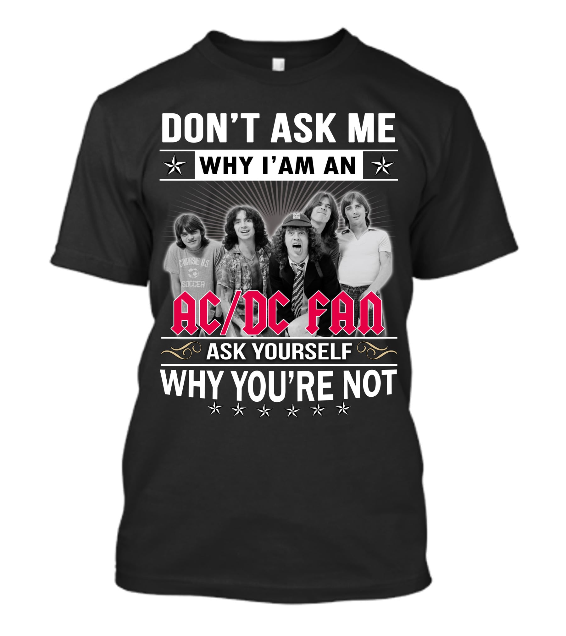 Don't Ask Me Why I'm An Ac/Dc Fan Ask Yourself Why You're Not T-Shirt