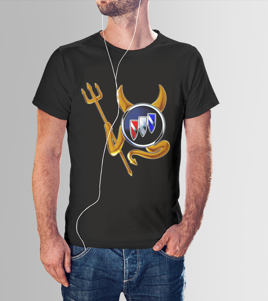 Buick Devil Horns Emblem Trident T-Shirt